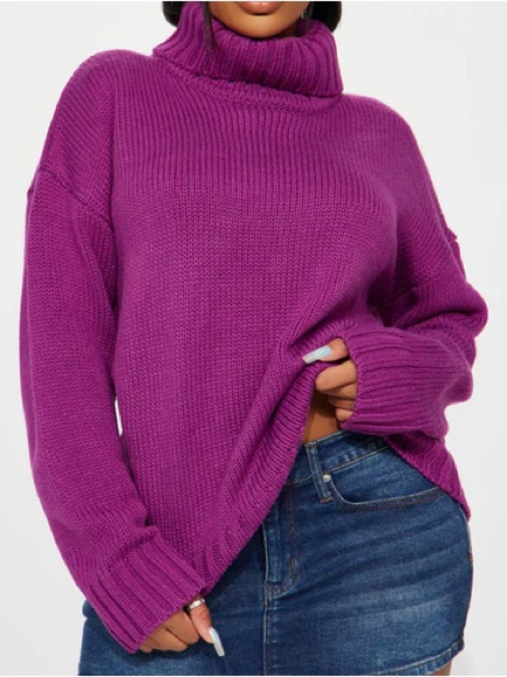 FASHION NOVA “Positive Energy Turtleneck Sweater”